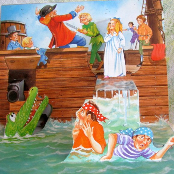 POP-UP BOOK, PETER PAN FAIRY TALE  VINTAGE 1999 GRANDREAMS , EXCELLENT CONDITION - Picture 4 of 5